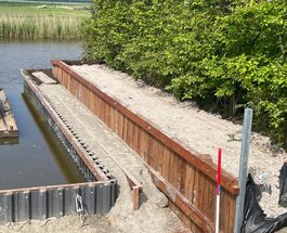 Tuinaanleg met insteekhaven